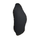 Gold Metal Abstract Wavy Room Wall Mirror - Image 3