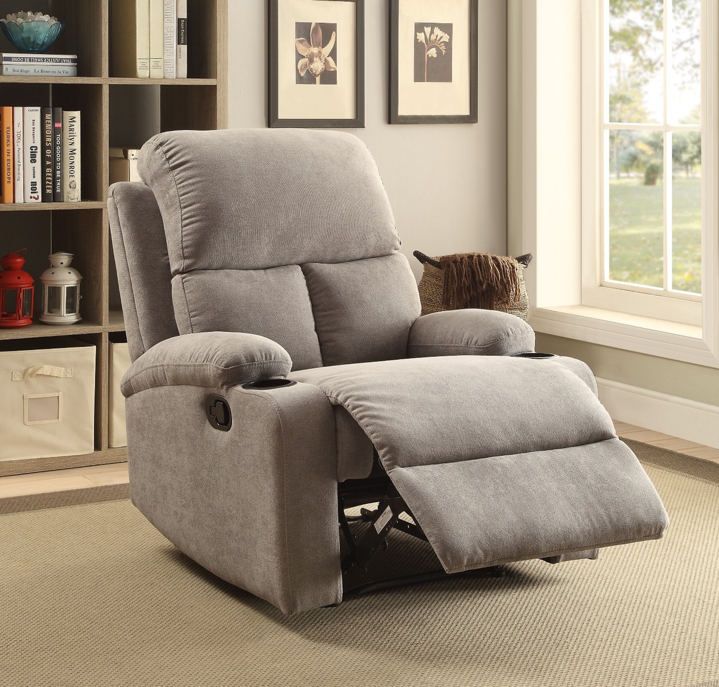 Oslo Recliner - Grey Oslo Recliner - Grey - Image 1
