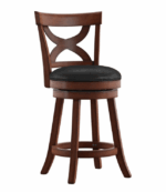 Amstel 29" Solid Wood Swivel Barstool - Image 2