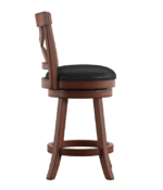 Amstel 29" Solid Wood Swivel Barstool - Image 5