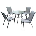 Bermuda 5pc Porch Set - Grey