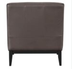 Houghton Full Leather Accent Chair - Dark Brown - Image 4