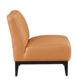 Houghton Full Leather Accent Chair - Orange - Image 3