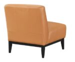 Houghton Full Leather Accent Chair - Orange - Image 4
