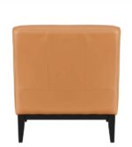 Houghton Full Leather Accent Chair - Orange - Image 5