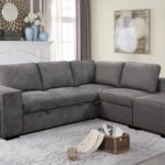 Meadow Left Arm Facing Sectional - Blue Gray