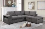 Meadow Left Arm Facing Sectional - Blue Gray