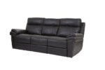 Sterling 3pc Set: Reclining Sofa, Reclining Loveseat W/ Rocker Recliner - Black - Image 9
