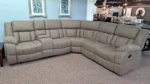 Remington Sectional Sofa - Brown