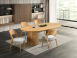 Ava 7pc Dining Set - Oak - Image 2