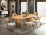 Ava 7pc Dining Set - Oak