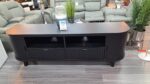 Brampton 71" 2-Drawer TV Unit W/ 2 Doors - Black - Image 4
