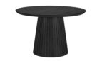 Halo 7pc Round Dining W/ Upholstered Side Chairs - Black - Image 2