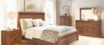 Miramar Queen Bedroom Collection W/ Chest - Rosewood 100% Solid Wood