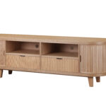 Soraya 71" 2-Drawer TV Unit W/ 2 Doors - Oak
