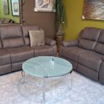 Sundance 2pc Motion Sofa Set - Argile