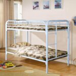 Twin/Twin Metal Bunk Bed - White
