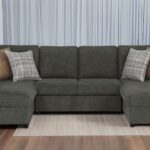 Sapporo Sectional Sofa - Charcaol Chenille