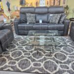 Square Glass Top Cocktail Table W/Stainless Steel Base